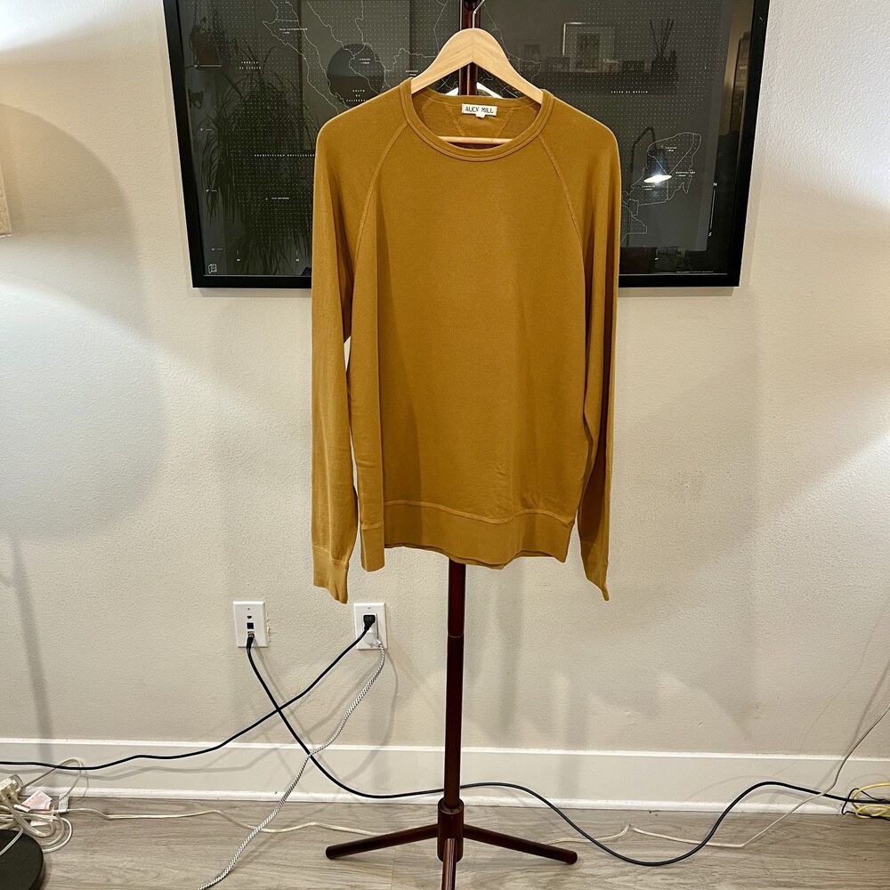 Alex Mill - French Terry Lightweight Sweatshirt - Camel